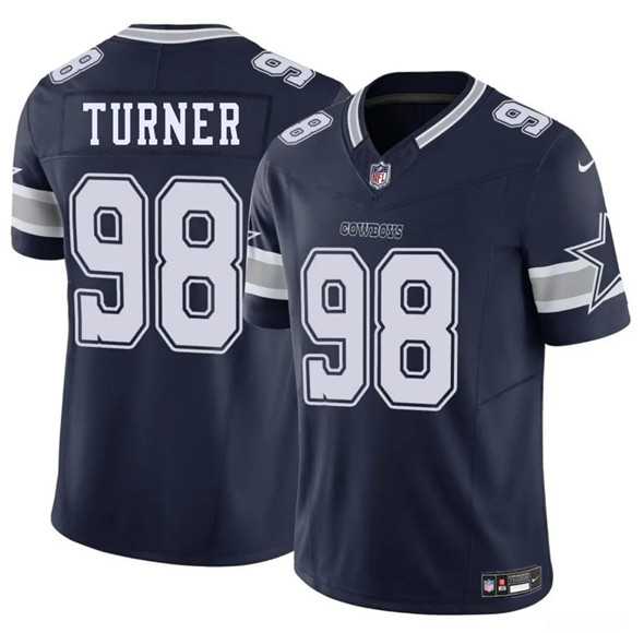 Men & Women & Youth Dallas Cowboys #98 Payton Turner Navy 2025 F.U.S.E. Vapor Untouchable Limited Stitched Jersey->dallas cowboys->NFL Jersey